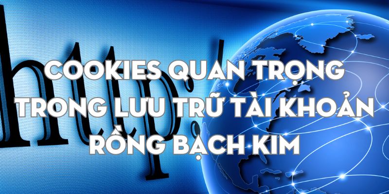 Cookies quan trọng trong lưu trữ tài khoản Rồng Bạch Kim